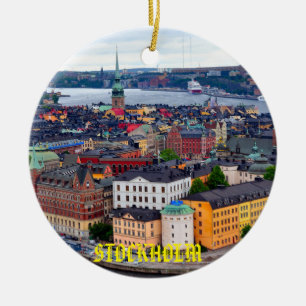 Sweden - Stockholm Beautiful Christmas Ornament