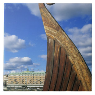 Sweden, Stockholm, harbour, from Gamla Stan, Tile