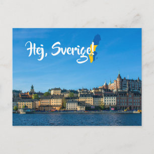 Sweden Stockholm Hej Sverige Postcrossing Postcard