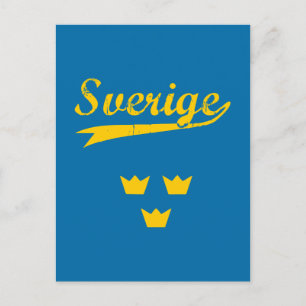 Sweden, Sverige, 3 crowns Postcard