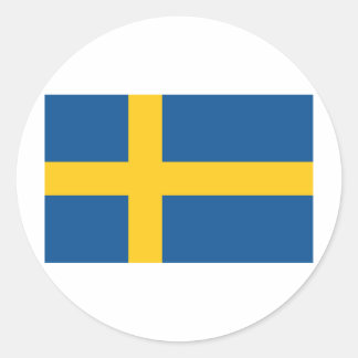 Sweden / Sverige Classic Round Sticker