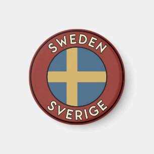 Sweden Sverige Magnet