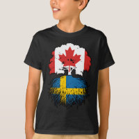 Sweden Swedish Canadian Canada Tree Roots Flag
