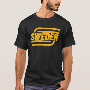 Sweden Swedish Flag Football Souvenir Fan T-Shirt