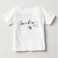 Sweden, Swedish Flag In A Heart