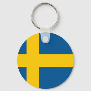 Sweden (Swedish) Flag Key Ring