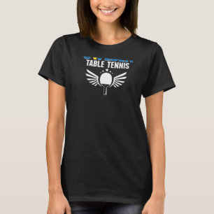 Sweden Table Tennis Support Swedish Ping Pong Te T-Shirt