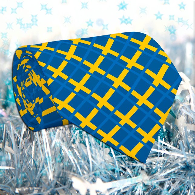 Sweden Ties, fashion Swedish Flag business Tie (Creator Uploaded)