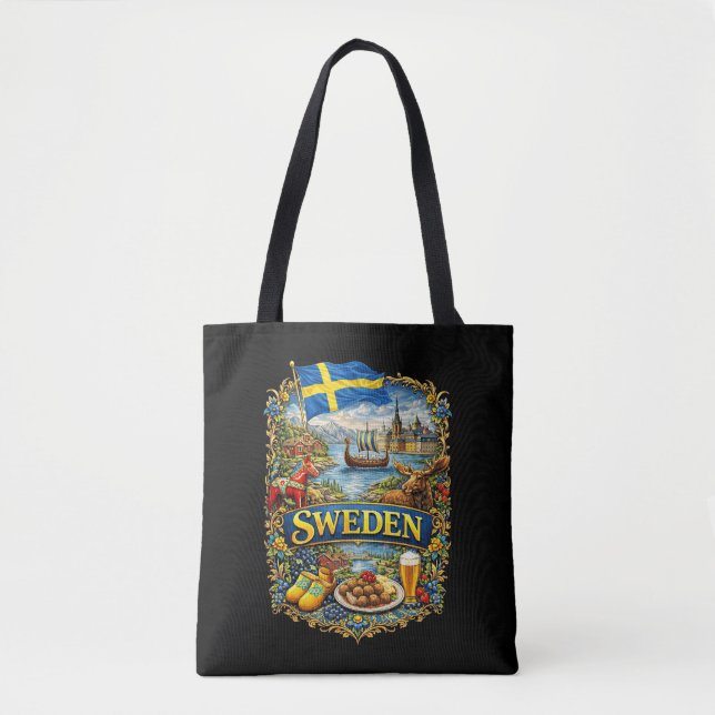 Sweden Tote Bag (Front)
