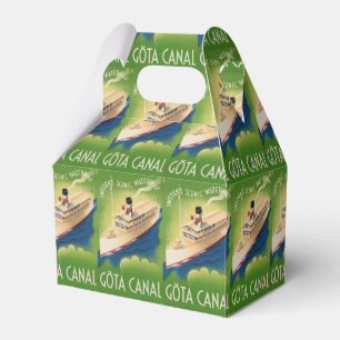 Sweden Vintage Travel favor box