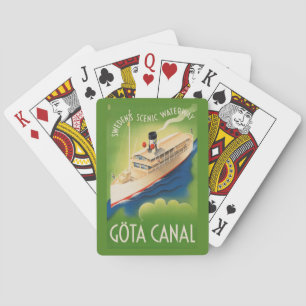 SWEDEN Vintage Travel playing cards