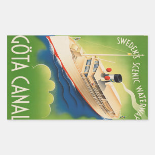 Sweden Vintage Travel stickers
