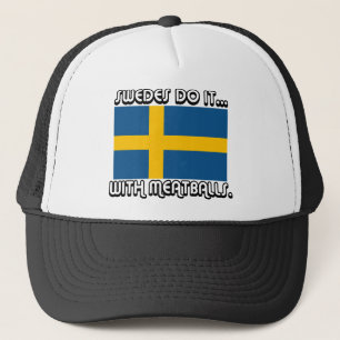 Swedes Do It... With Meatballs Trucker Hat