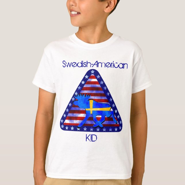 Swedish-American Moose T-Shirt (Front)
