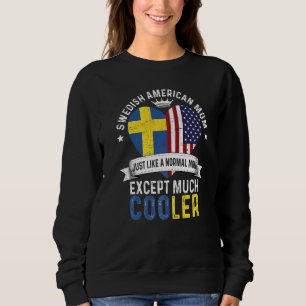 Swedish American Mum Mothers Day Mama Country Swed Sweatshirt