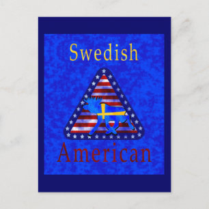 Swedish-American Postcard