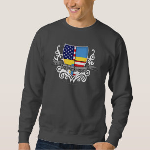 Swedish-American Shield Flag Sweatshirt