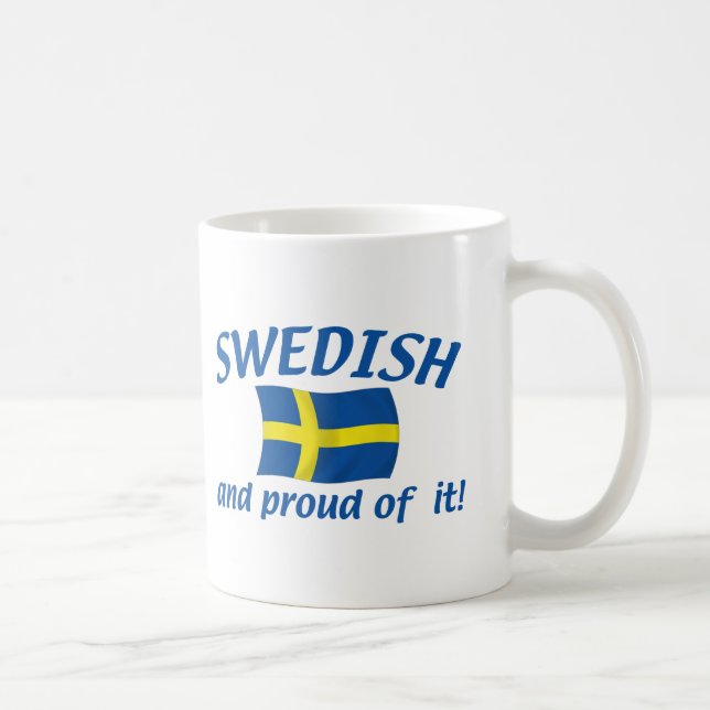 Swedish and Proud Coffee Mug (Right)