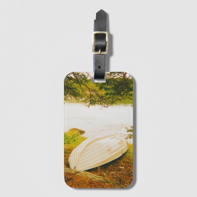 Swedish Archipelago Luggage Tag (Front Vertical)