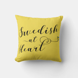 Swedish At Heart Throw Cushion