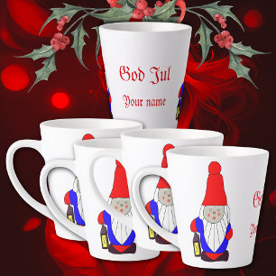 Swedish Christmas Gnome Latte Mug