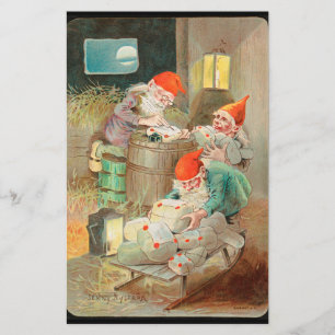 Swedish Christmas Santa (by Jenny Nyström) Stationery