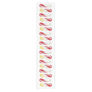 Swedish Crayfish Party Kräftskiva  Short Table Runner
