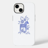 Swedish Dala Horse Blue