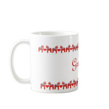Swedish Dala Horses with Hearts Personalised