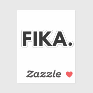 Swedish Fika Bold Black and White Sans Serif