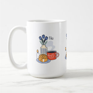 Swedish Fika Coffee Break 15 oz Mug   Cosy Scandi