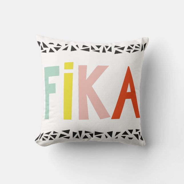 Swedish Fika Colours Cushion (Front)