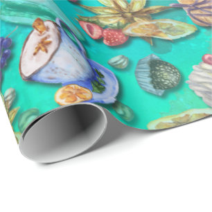 Swedish Fika inspired wrapping paper