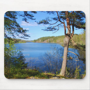 Swedish fjord mouse pad