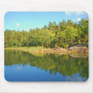 Swedish fjord mouse pad