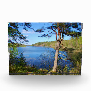 Swedish fjord photo block