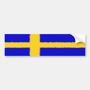 Swedish Flag Bumper Sticker