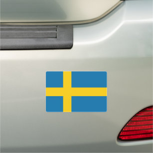 Swedish Flag Car Magnet
