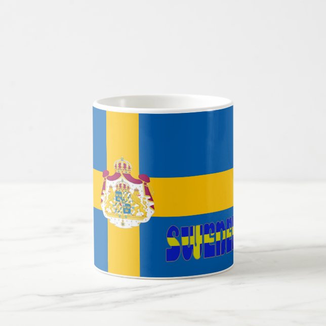 Swedish flag coffee mug (Center)