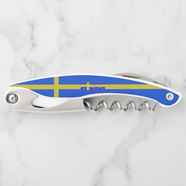 Swedish flag corkscrew (Front)