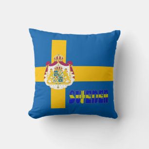 Swedish flag cushion