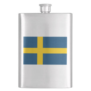 Swedish Flag Hip Flask