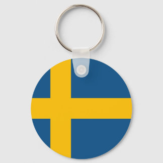 Swedish Flag Key Ring