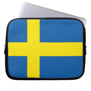 Swedish Flag Laptop Sleeve