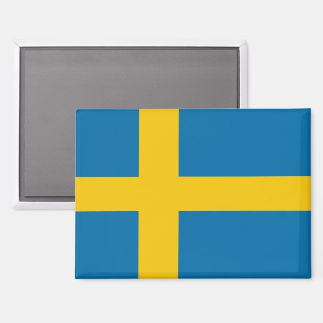 Swedish Flag Magnet (Front/Back)