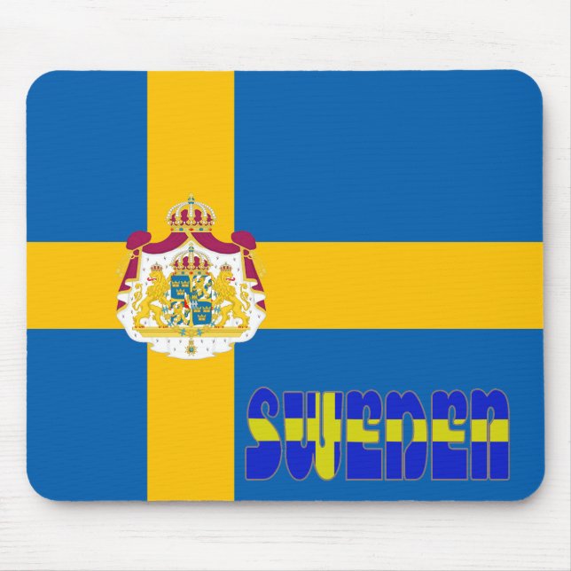 Swedish flag mouse pad (Front)