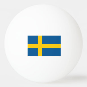 Swedish flag ping pong balls for table tennis
