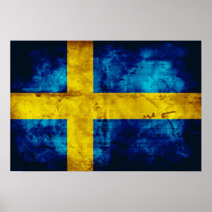 Swedish Flag Poster