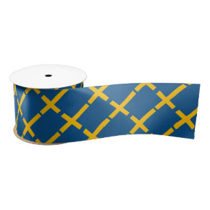 Swedish Flag Satin Ribbon