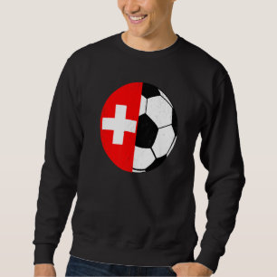 Swedish Flag Soccer Fans Football   Switzerland Sweatshirt